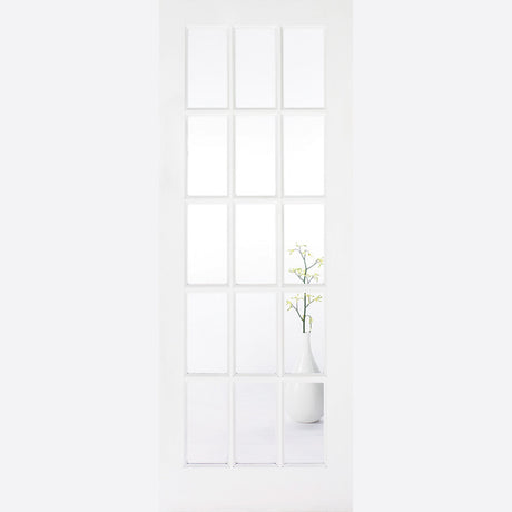 This is an image showing LPD - SA 15L Primed White Doors 838 x 1981 available from T.H Wiggans Ironmongery in Kendal, quick delivery at discounted prices.