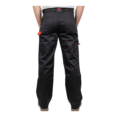 This is an image showing TIMCO Yardsman Trousers - Black - W30 L32 - 1 Each Bag available from T.H Wiggans Ironmongery in Kendal, quick delivery at discounted prices.