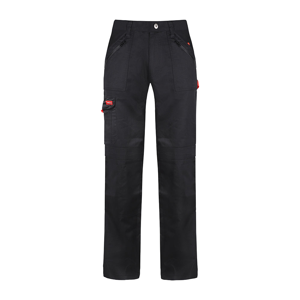 This is an image showing TIMCO Yardsman Trousers - Black - W40 L32 - 1 Each Bag available from T.H Wiggans Ironmongery in Kendal, quick delivery at discounted prices.
