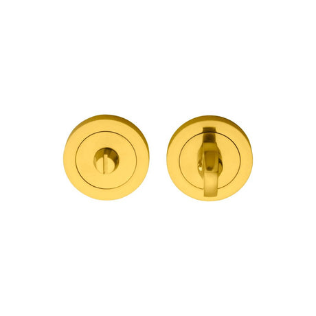 This is an image of Carlisle Brass - Turn and Release - Polished Brass available to order from T.H Wiggans Architectural Ironmongery in Kendal, quick delivery and discounted prices.