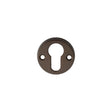 This is an image of Carlisle Brass - Euro Profile Escutcheon - Dark Bronze available to order from T.H Wiggans Architectural Ironmongery in Kendal, quick delivery and discounted prices.