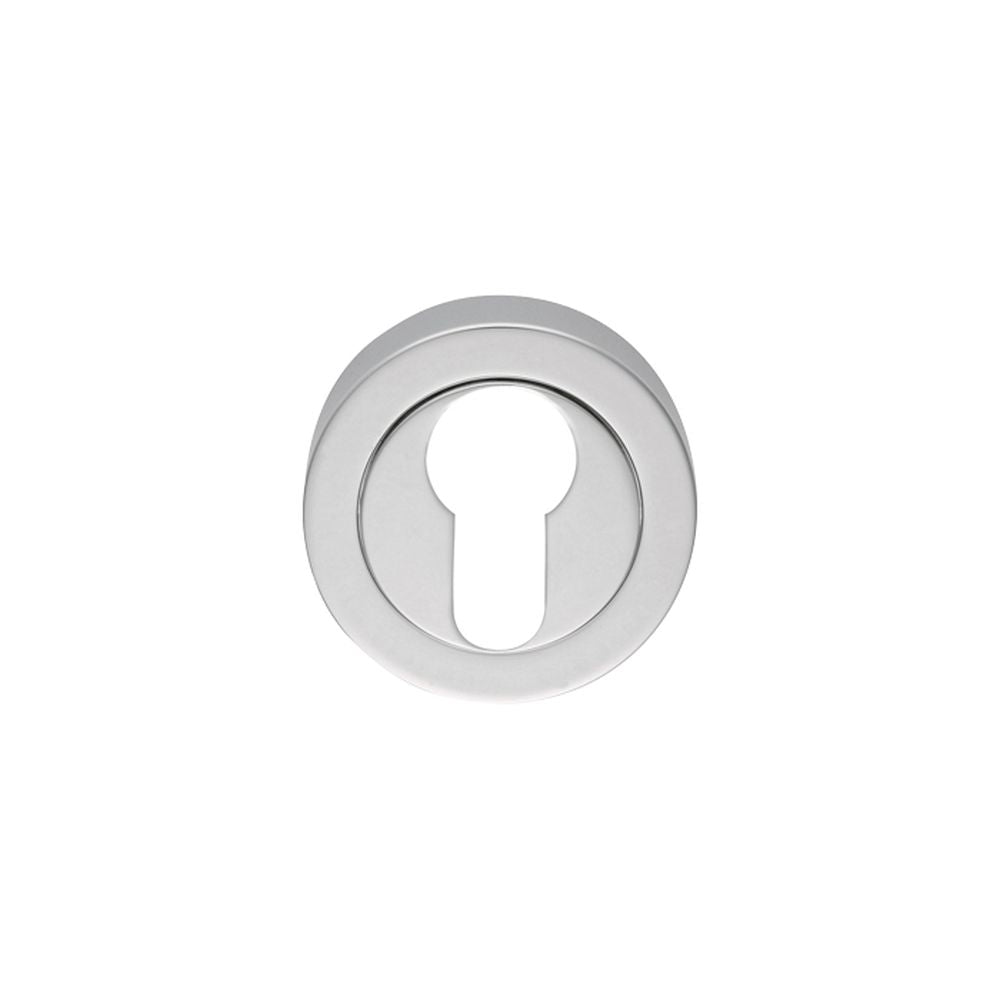 This is an image of Manital - Euro Profile Escutcheon - Polished Chrome available to order from T.H Wiggans Architectural Ironmongery in Kendal, quick delivery and discounted prices.