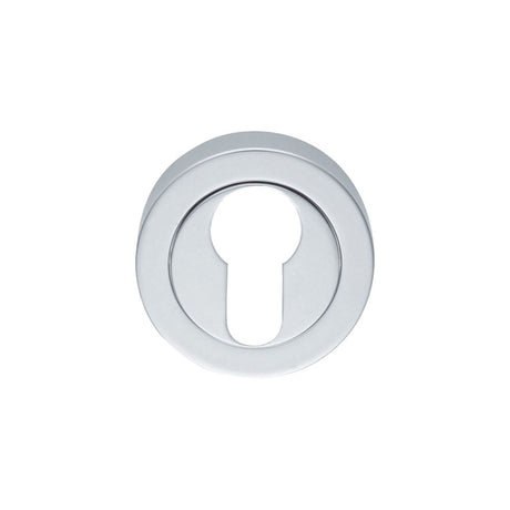 This is an image of Manital - Euro Profile Escutcheon - Satin Chrome available to order from T.H Wiggans Architectural Ironmongery in Kendal, quick delivery and discounted prices.