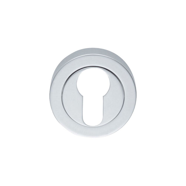 This is an image of Manital - Euro Profile Escutcheon - Satin Chrome available to order from T.H Wiggans Architectural Ironmongery in Kendal, quick delivery and discounted prices.