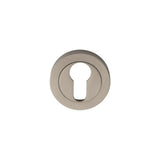 This is an image of Manital - Euro Profile Escutcheon - Satin Nickel available to order from T.H Wiggans Architectural Ironmongery in Kendal, quick delivery and discounted prices.