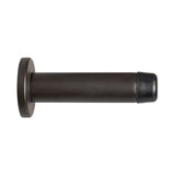 This is an image of Carlisle Brass - Cylinder Pattern Door Stop - with Rose - Matt Bronze available to order from T.H Wiggans Architectural Ironmongery in Kendal, quick delivery and discounted prices.