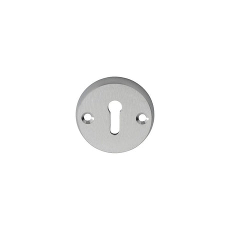 This is an image of Carlisle Brass - Standard Profile Escutcheon - Satin Chrome available to order from T.H Wiggans Architectural Ironmongery in Kendal, quick delivery and discounted prices.