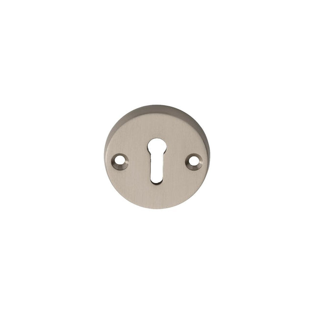 This is an image of Carlisle Brass - Standard Profile Escutcheon - Satin Nickel available to order from T.H Wiggans Architectural Ironmongery in Kendal, quick delivery and discounted prices.