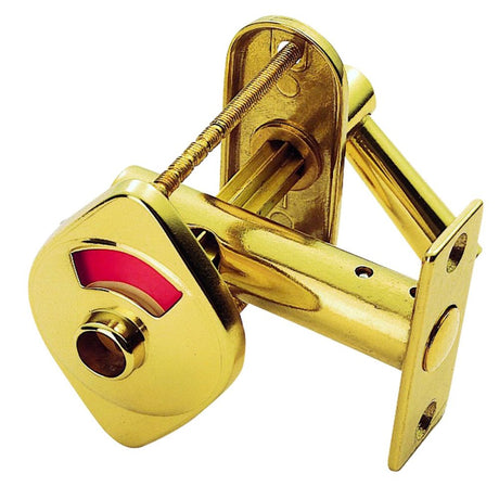 This is an image of Carlisle Brass - Indicator Bolt With Emergency Release - Polished Brass available to order from T.H Wiggans Architectural Ironmongery in Kendal, quick delivery and discounted prices.