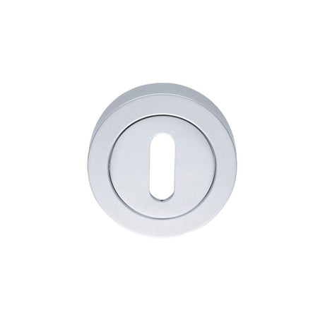 This is an image of Manital - Standard Profile Escutcheon - Satin Chrome available to order from T.H Wiggans Architectural Ironmongery in Kendal, quick delivery and discounted prices.