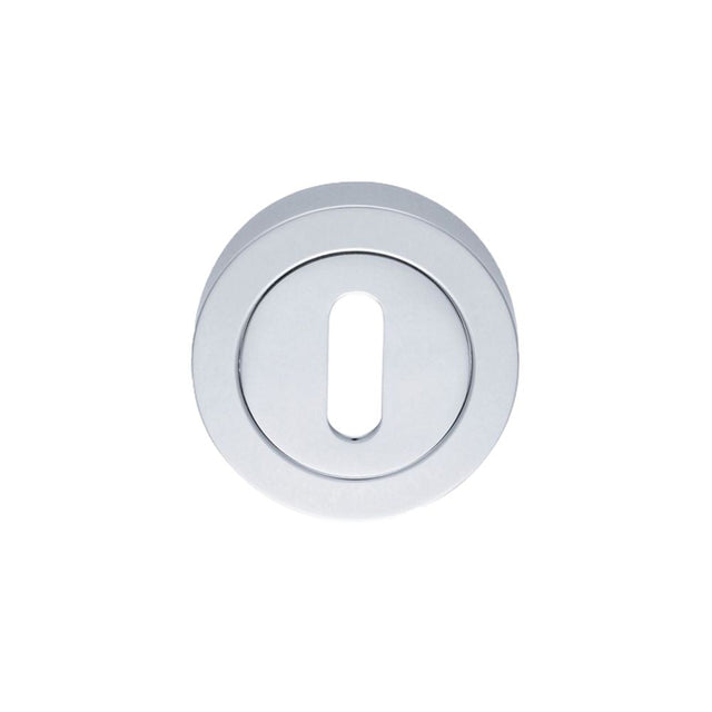 This is an image of Manital - Standard Profile Escutcheon - Satin Chrome available to order from T.H Wiggans Architectural Ironmongery in Kendal, quick delivery and discounted prices.