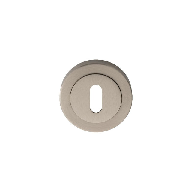 This is an image of Manital - Standard Profile Escutcheon Satin Nickel available to order from T.H Wiggans Architectural Ironmongery in Kendal, quick delivery and discounted prices.