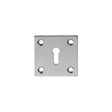 This is an image of Carlisle Brass - Square Standard Profile Escutcheon - Satin Chrome available to order from T.H Wiggans Architectural Ironmongery in Kendal, quick delivery and discounted prices.