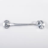 This is an image of a Carlisle Brass - Silent Pattern Cabin Hook - Satin Chrome that is availble to order from T.H Wiggans Architectural Ironmongery in Kendal in Kendal.
