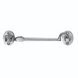 This is an image of a Carlisle Brass - Silent Pattern Cabin Hook - Polished Chrome that is availble to order from T.H Wiggans Architectural Ironmongery in Kendal in Kendal.