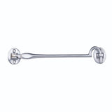 This is an image of a Carlisle Brass - Silent Pattern Cabin Hook - Satin Chrome that is availble to order from T.H Wiggans Architectural Ironmongery in Kendal in Kendal.
