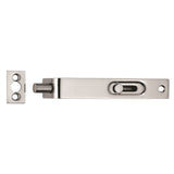This is an image of a Carlisle Brass - Sunk Slide Flush Bolt - Polished Chrome that is availble to order from T.H Wiggans Architectural Ironmongery in Kendal in Kendal.