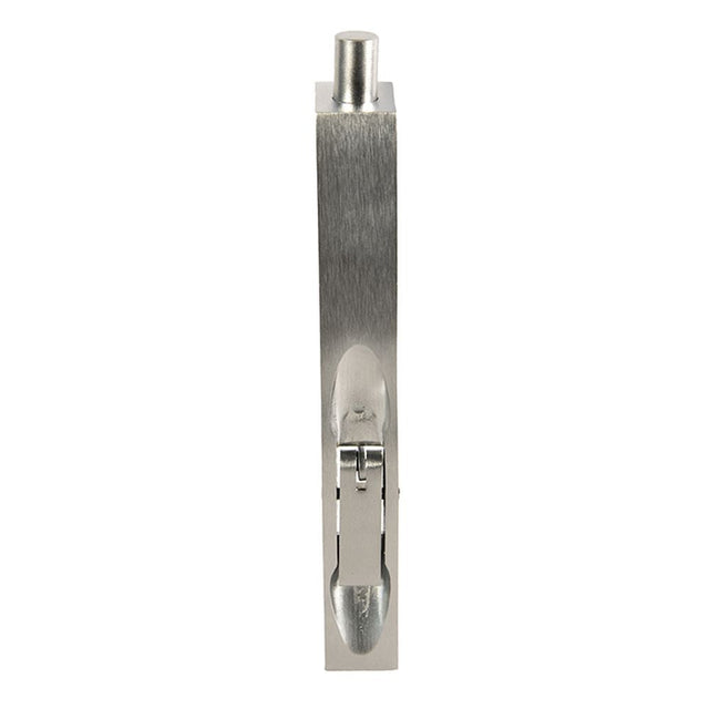This is an image of a Carlisle Brass - Lever Action Flush Bolt 152mm - Satin Chrome that is availble to order from T.H Wiggans Architectural Ironmongery in Kendal in Kendal.