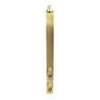 This is an image of a Carlisle Brass - Lever Action Flush Bolt 254mm - Polished Brass that is availble to order from T.H Wiggans Architectural Ironmongery in Kendal in Kendal.