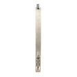 This is an image of a Carlisle Brass - Lever Action Flush Bolt 254mm - Satin Nickel that is availble to order from T.H Wiggans Architectural Ironmongery in Kendal in Kendal.