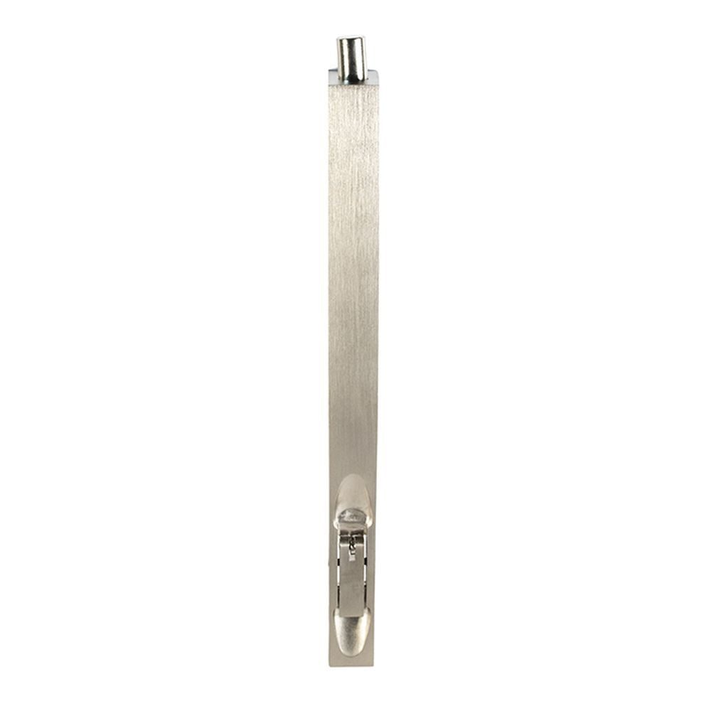 This is an image of a Carlisle Brass - Lever Action Flush Bolt 254mm - Satin Nickel that is availble to order from T.H Wiggans Architectural Ironmongery in Kendal in Kendal.