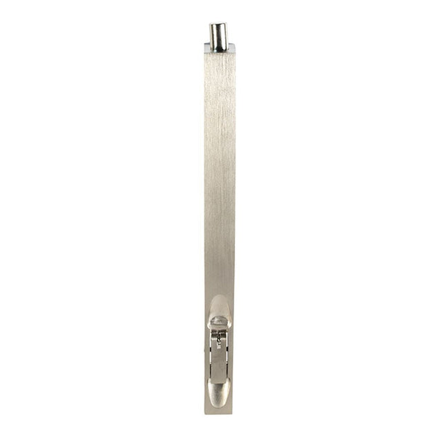This is an image of a Carlisle Brass - Lever Action Flush Bolt 254mm - Satin Nickel that is availble to order from T.H Wiggans Architectural Ironmongery in Kendal in Kendal.