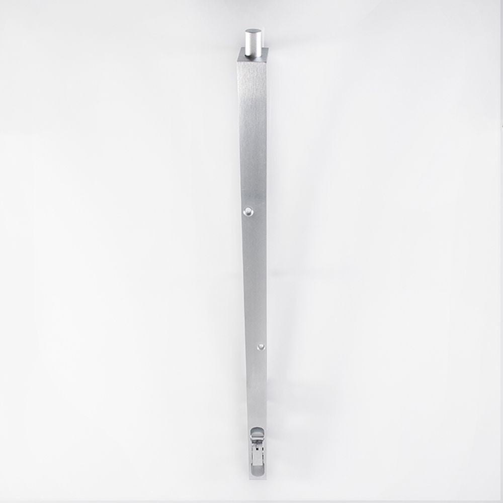 This is an image of a Carlisle Brass - Lever Action Flush Bolt 457mm - Satin Chrome that is availble to order from T.H Wiggans Architectural Ironmongery in Kendal in Kendal.