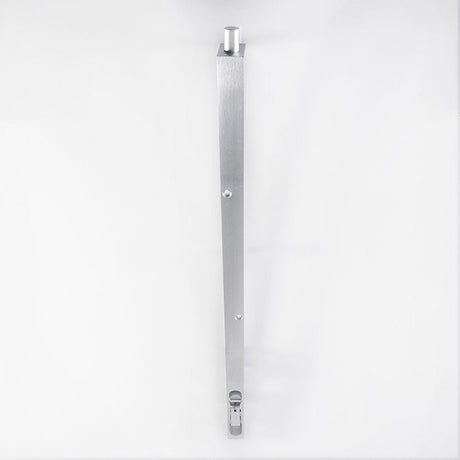This is an image of a Carlisle Brass - Lever Action Flush Bolt 457mm - Satin Chrome that is availble to order from T.H Wiggans Architectural Ironmongery in Kendal in Kendal.