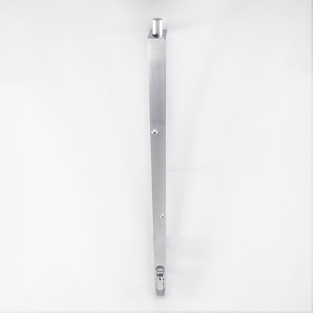 This is an image of a Carlisle Brass - Lever Action Flush Bolt 457mm - Satin Chrome that is availble to order from T.H Wiggans Architectural Ironmongery in Kendal in Kendal.