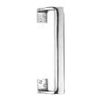 This is an image of Carlisle Brass - Cranked Pull Handle - Polished Chrome available to order from T.H Wiggans Architectural Ironmongery in Kendal, quick delivery and discounted prices.