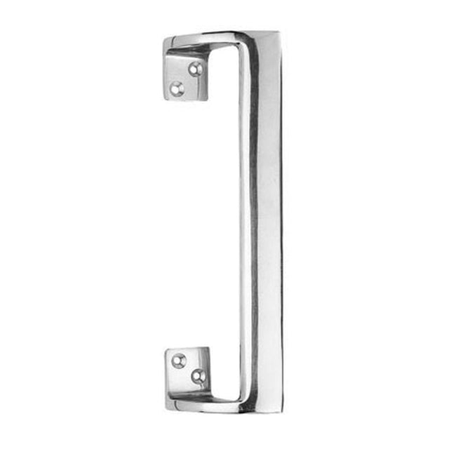 This is an image of Carlisle Brass - Cranked Pull Handle - Polished Chrome available to order from T.H Wiggans Architectural Ironmongery in Kendal, quick delivery and discounted prices.