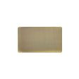 This is an image showing Eurolite Concealed 3mm Double Blank Plate - Antique Brass (With Black Trim) ab2bb available to order from T.H. Wiggans Ironmongery in Kendal, quick delivery and discounted prices.