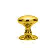 This is an image of Carlisle Brass - Ice Large Mortice Knob - Polished Brass available to order from T.H Wiggans Architectural Ironmongery in Kendal, quick delivery and discounted prices.