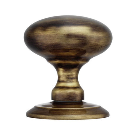 This is an image of Carlisle Brass - Ice Large Mortice Knob - Florentine Bronze available to order from T.H Wiggans Architectural Ironmongery in Kendal, quick delivery and discounted prices.