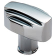 This is an image of a Carlisle Brass - Art Deco Knob - Polished Chrome that is availble to order from T.H Wiggans Architectural Ironmongery in Kendal in Kendal.