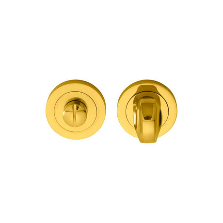 This is an image of Manital - Standard Turn and Release - Polished Brass available to order from T.H Wiggans Architectural Ironmongery in Kendal, quick delivery and discounted prices.