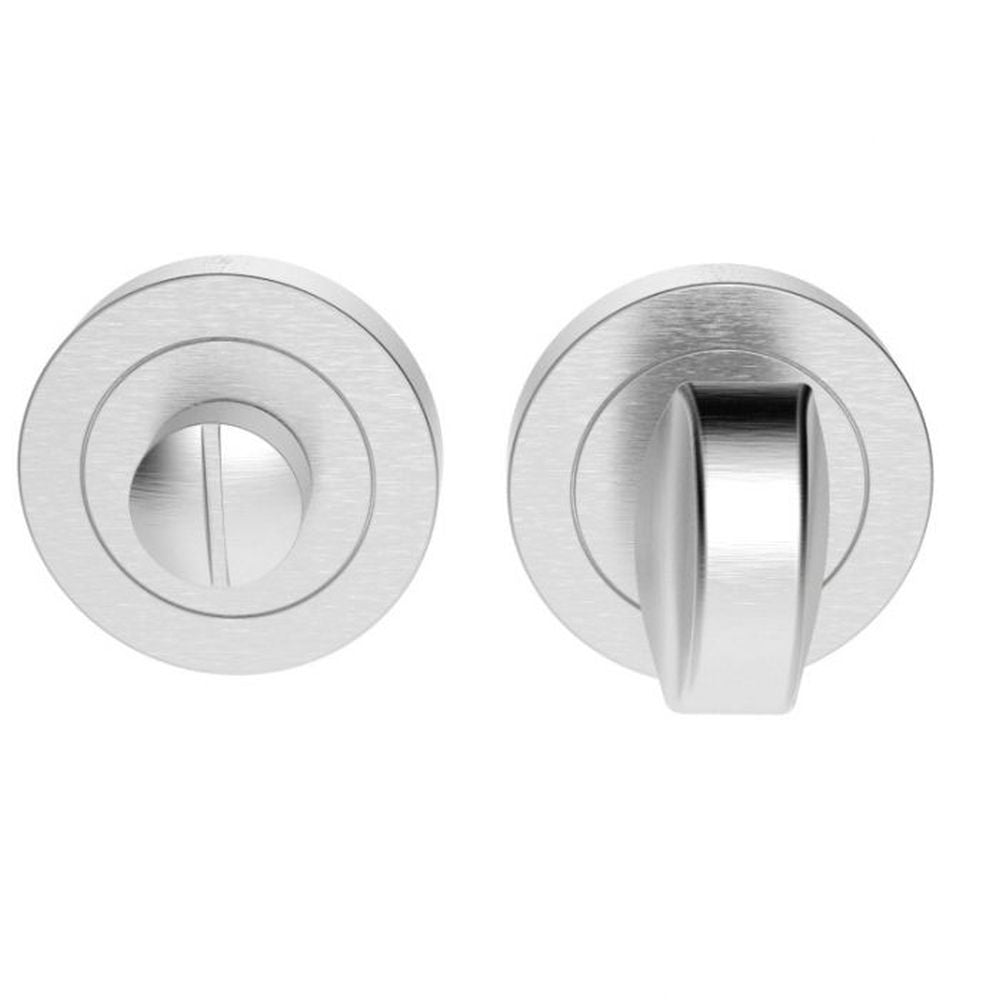 This is an image of Manital - Standard Turn and Release - Satin Chrome available to order from T.H Wiggans Architectural Ironmongery in Kendal, quick delivery and discounted prices.