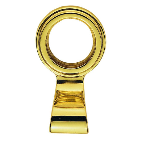 This is an image of Carlisle Brass - Architectural Quality Cylinder Latch Pull - Polished Brass available to order from T.H Wiggans Architectural Ironmongery in Kendal, quick delivery and discounted prices.