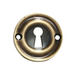 This is an image of Carlisle Brass - Small Escutcheon - Florentine Bronze available to order from T.H Wiggans Architectural Ironmongery in Kendal, quick delivery and discounted prices.