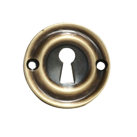 This is an image of Carlisle Brass - Small Escutcheon - Florentine Bronze available to order from T.H Wiggans Architectural Ironmongery in Kendal, quick delivery and discounted prices.