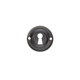 This is an image of Carlisle Brass - Small Escutcheon - Matt Black available to order from T.H Wiggans Architectural Ironmongery in Kendal, quick delivery and discounted prices.