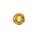 This is an image of Carlisle Brass - Small Escutcheon - Stainless Brass available to order from T.H Wiggans Architectural Ironmongery in Kendal, quick delivery and discounted prices.