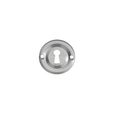 This is an image of Carlisle Brass - Small Escutcheon - Satin Chrome available to order from T.H Wiggans Architectural Ironmongery in Kendal, quick delivery and discounted prices.