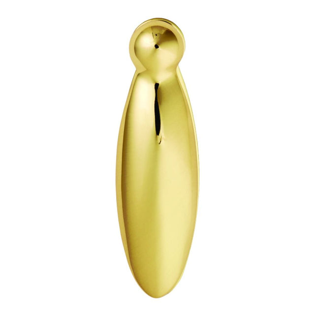 This is an image of Carlisle Brass - Pear Drop Covered Escutcheon - Polished Brass available to order from T.H Wiggans Architectural Ironmongery in Kendal, quick delivery and discounted prices.