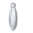 This is an image of Carlisle Brass - Pear Drop Covered Escutcheon - Satin Chrome available to order from T.H Wiggans Architectural Ironmongery in Kendal, quick delivery and discounted prices.