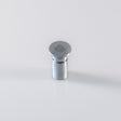 This is an image of a Carlisle Brass - Dust Excluding Socket For Flush Bolts - Satin Chrome that is availble to order from T.H Wiggans Architectural Ironmongery in Kendal in Kendal.