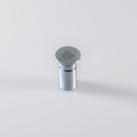 This is an image of a Carlisle Brass - Dust Excluding Socket For Flush Bolts - Satin Chrome that is availble to order from T.H Wiggans Architectural Ironmongery in Kendal in Kendal.