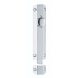 This is an image of a Carlisle Brass - Surface Bolt 156mm - Polished Chrome that is availble to order from T.H Wiggans Architectural Ironmongery in Kendal in Kendal.