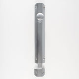 This is an image of a Carlisle Brass - Surface Bolt 203mm - Satin Chrome that is availble to order from T.H Wiggans Architectural Ironmongery in Kendal in Kendal.