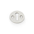 This is an image showing Alexander & Wilks Victorian Standard Profile Escutcheon - Satin Nickel aw399sn available to order from T.H Wiggans Ironmongery in Kendal, quick delivery and discounted prices.